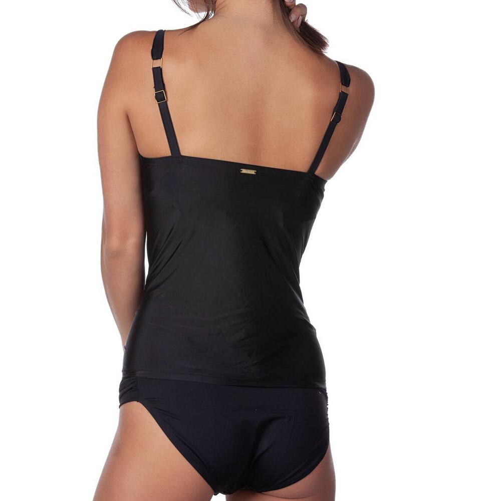 Panache Women's Halle Underwired Swimwear Tankini Top Black Size 34D - Picture 2 of 12